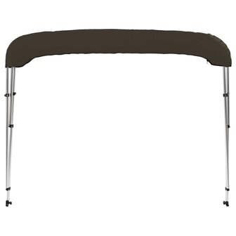 Biminitop 3 bogen 183x140x137 cm zwart 4