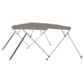 Biminitop 4 bogen 243x196x137 cm grijs 2