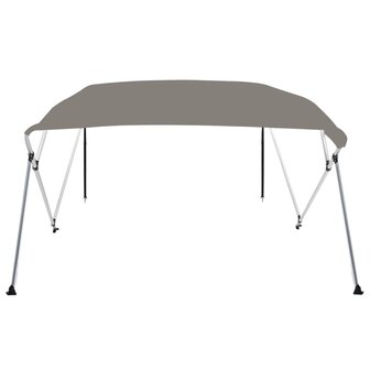 Biminitop 4 bogen 243x196x137 cm grijs 3