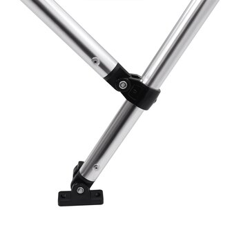 Biminitop 4 bogen 243x196x137 cm grijs 9
