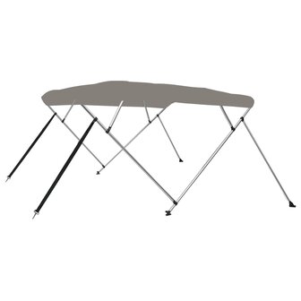 Biminitop 4 bogen 243x210x137 cm grijs 2
