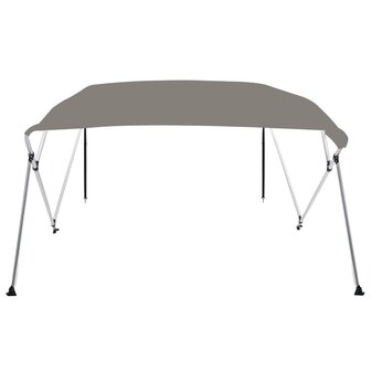 Biminitop 4 bogen 243x244x137 cm grijs 3
