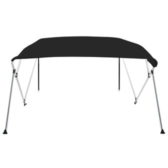 Biminitop 4 bogen 243x210x137 cm zwart 3