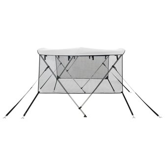 Biminitop 3 bogen met mesh zijwanden 183x(185-198)x137 cm 7