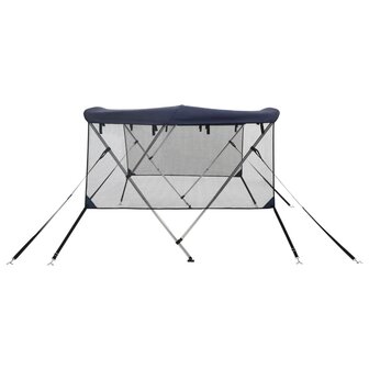 Biminitop 3 bogen met mesh zijwanden 183x(170-182)x137 cm 7