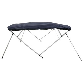 Biminitop 4 bogen met mesh zijwanden 243x(185-198)x137 cm 8