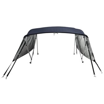 Biminitop 4 bogen met mesh zijwanden 243x(230-244)x137 cm 4
