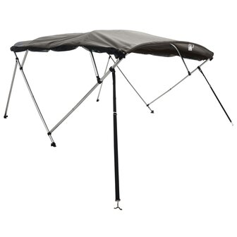 Biminitop 4 bogen met mesh zijwanden 243x(170-182)x137 cm 3