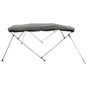 Biminitop 4 bogen met mesh zijwanden 243x(185-198)x137 cm 8