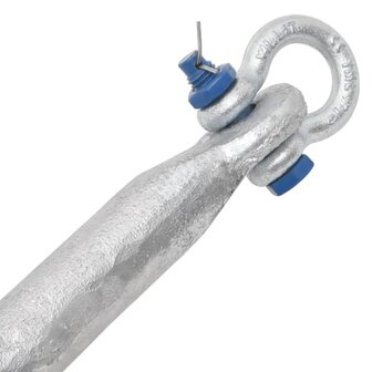 Anker inklapbaar 10 kg thermisch verzinkt gietijzer zilver 5