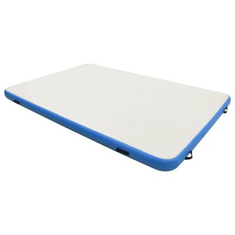 Vlot opblaasbaar 200x150x15 cm blauw en wit 2