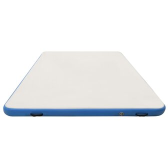 Vlot opblaasbaar 300x300x15 cm blauw en wit 4