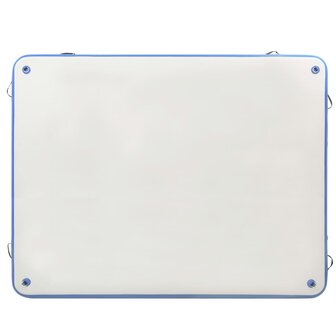 Vlot opblaasbaar 300x300x15 cm blauw en wit 5