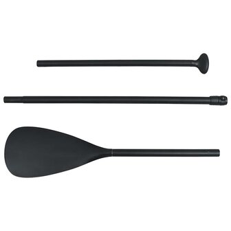 Stand Up Paddleboardset opblaasbaar blauw en wit  6