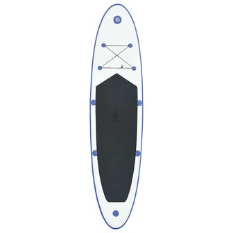 Stand-up paddleboard opblaasbaar blauw en wit 3
