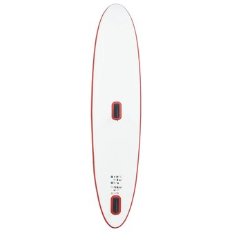 Stand-up paddleboard opblaasbaar met zeilset rood en wit 6