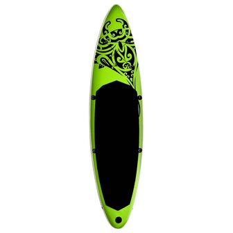 Stand Up Paddleboardset opblaasbaar 366x76x15 cm groen 3