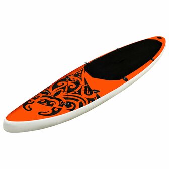 Stand Up Paddleboardset opblaasbaar 305x76x15 cm oranje 2
