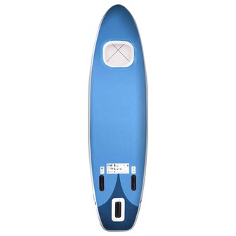 Stand Up Paddleboardset opblaasbaar 330x76x10 cm zeeblauw 4