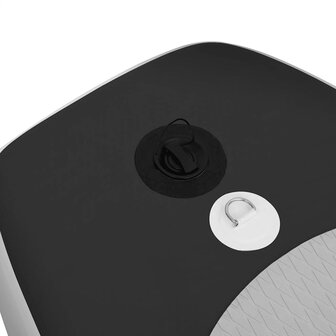 Stand Up Paddleboardset opblaasbaar 360x81x10 cm zwart 5