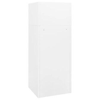 Zadelkast 53x53x140 cm staal wit    4