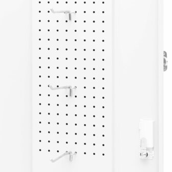 Zadelkast 53x53x140 cm staal wit    7
