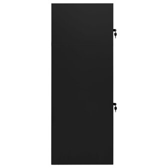 Zadelkast 53x53x140 cm staal zwart    3