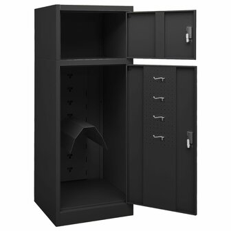 Zadelkast 53x53x140 cm staal antracietkleurig    5
