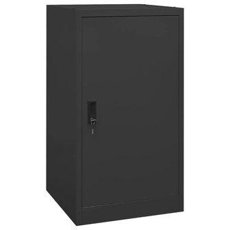 Zadelkast 53x53x105 cm staal antracietkleurig   1