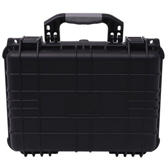 Beschermende materiaalkoffer 40,6x33x17,4 cm zwart   2
