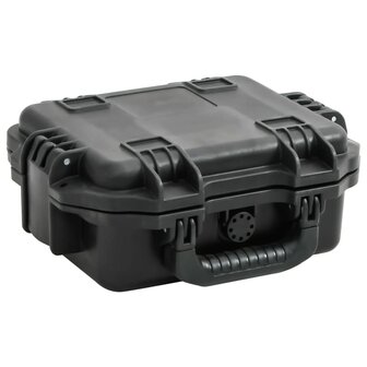 Flightcase draagbaar 30x24,5x12,5 cm PP zwart 1