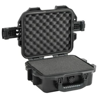 Flightcase draagbaar 30x24,5x12,5 cm PP zwart 3