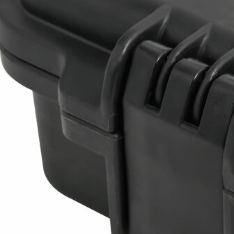 Flightcase draagbaar 30x24,5x12,5 cm PP zwart 7