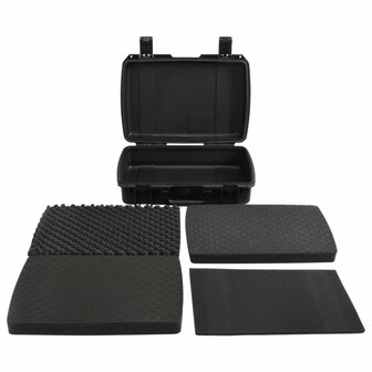 Flightcase draagbaar 50,5x37x14,5 cm PP zwart 5