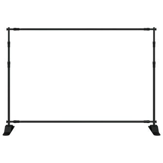 Achtergrondstandaard 305x243 cm staal zwart 3
