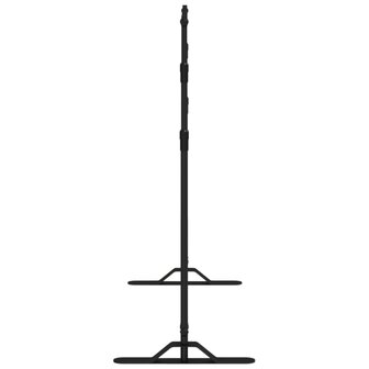 Achtergrondstandaards 2 st 254x243 cm staal zwart 5
