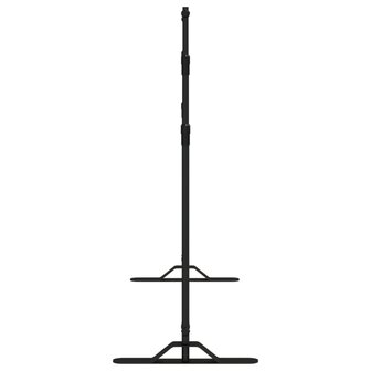 Achtergrondstandaards 2 st 305x243 cm staal zwart 5