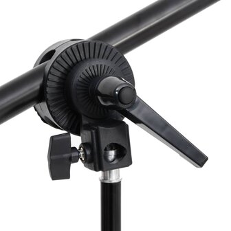 Fotostudioset met verlichtingsset en achtergrond 7