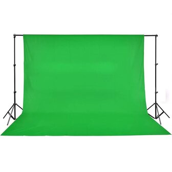 Fotostudioset met verlichtingsset en achtergrond 8