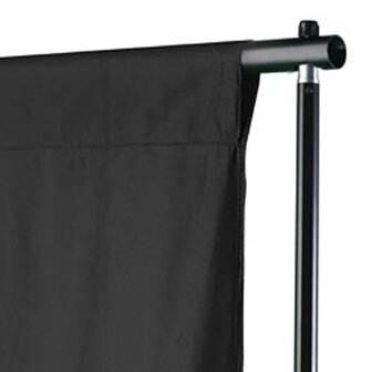 Achtergrond 300x300 cm katoen zwart  3