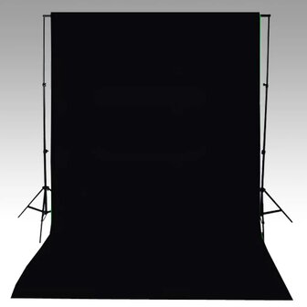 Achtergrond 600x300 cm katoen zwart  4