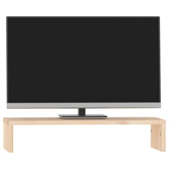 Monitorstandaard 50x27x10 cm massief grenenhout 4
