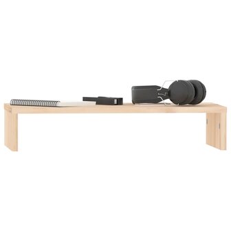 Monitorstandaard 50x27x10 cm massief grenenhout 5