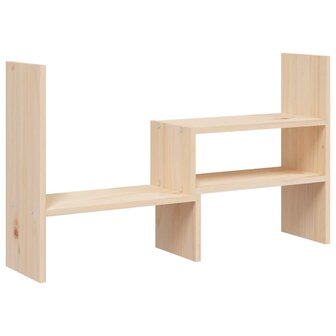Monitorstandaard (39-72)x17x43 cm massief grenenhout 2