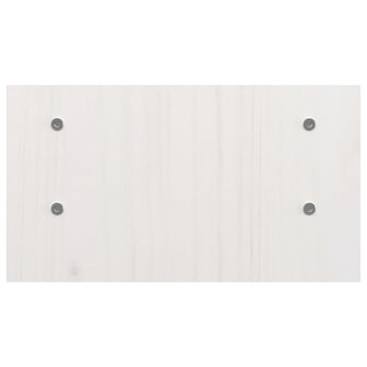 Monitorstandaard 50x27x15 cm massief grenenhout wit 6