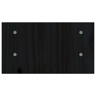 Monitorstandaard 50x27x15 cm massief grenenhout zwart 6
