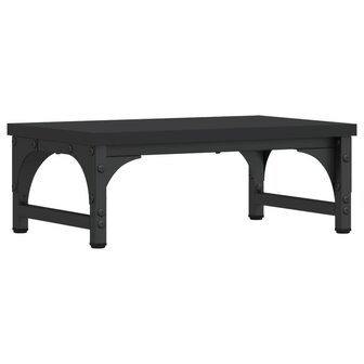 Monitorstandaard 37x23x14 cm bewerkt hout zwart 6