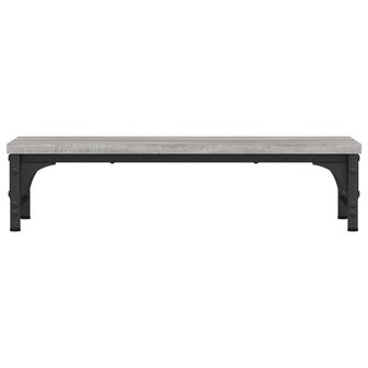 Monitorstandaard 55x23x14 cm bewerkt hout grijs sonoma eiken 4