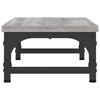 Monitorstandaard 55x23x14 cm bewerkt hout grijs sonoma eiken 5