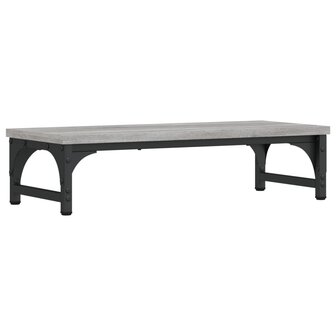 Monitorstandaard 55x23x14 cm bewerkt hout grijs sonoma eiken 6